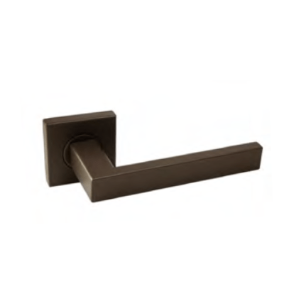 Deurkrukset vierkant rozet Blok smal Brons (9610516)