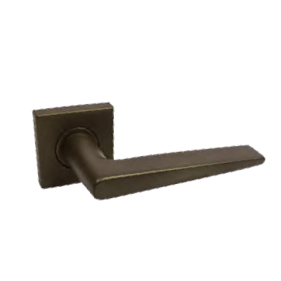 Deurkrukset vierkant rozet Trend Brons (9610514)