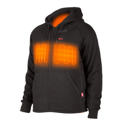 MILWAUKEE VERWARMDE HOODIE ZWART